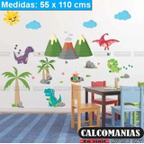 Vinilo Decorativo Pared Infantil Dinosaurios Bebés Pd1