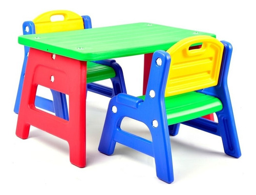 Mesa Y Silla Infantil Rodacross Incluye Mesita Y 2 Sillas