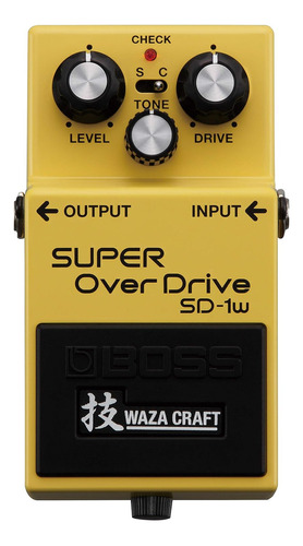 Pedal De Guitarra Boss Waza Craft Super Overdrive