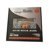 Kit De Cables  Para Amplificador  Calibre # 10 Real Gauge