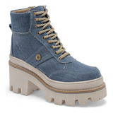 Bota Mujer Moramora 180pk-0701 Mezclilla 122-037