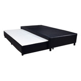 Base Sommier Marinero Bicama Divan Dual Mussa Urania 100x200 Color Negro