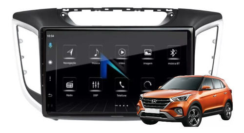 Multimídia Nimus N500 Android Carplay Hyundai Creta 16 A 21