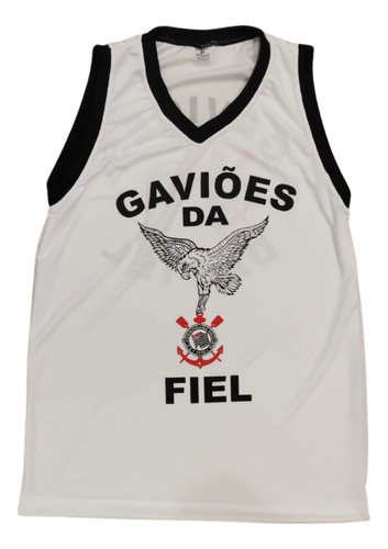 Regata Gaviões Da Fiel Camisa Gaviões Regata Branca