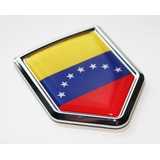 Venezuela, Calcomanía De Bandera Coche, Emblema Cromad...