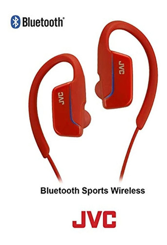 Auriculares Inalambricos Deportivos Con Clip De Jvc (rojo)