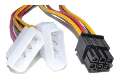 Adaptador De 2 Molex A 6 Pines Pci Express Belgrano