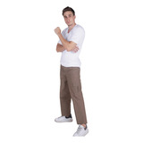 Pantalón Hombre Nautico Bolsillo Cargo Tela Gross Liviano