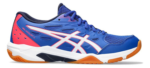 Tenis Asics Gel-rocket 11 Blue-white  Mujer