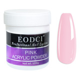 Eodci Polvo Acrilico Rosa, 4.23 Oz De Polimero De Polvo Acri