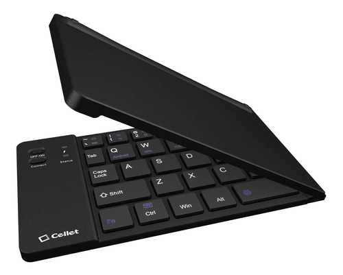 Teclado Plegable Inalambrico Para Pc Universal | Negro