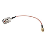 Conector Cable Pigtail So239 Pl259 Hembra A Sma M Hf