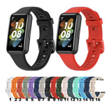 Pack 2 Correas Para Huawei Band 7 + 5 Micas Tpu Flexible