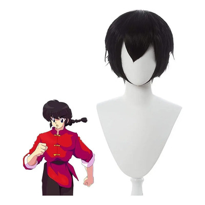 Peluca Ranma Para Cosplay, 1/2 Peluca Ranma Saotome, Nueva