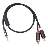 Cables De Cable De Audio Y Vídeo De 2 Rca A 3,5 Mm Para Inst