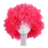 ¡   Peluca Afro De Fantasía Pink   !! Peluca-afro/pink