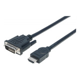 Cable Video Hdmi Manhattan Dvi D M-m 3.0m