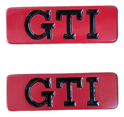 Emblemas Gti Mk2 Moldura Golf A2 Par Adheribles 