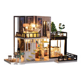 1/20 Casa De De En Miniatura Diy Villa Kits De Juguete Para