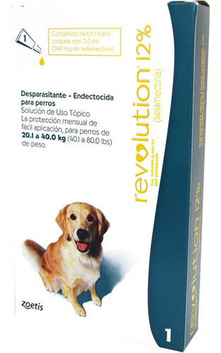 Revolution Perros 20 A 40 Kgs Antiparasitario  - Bigos