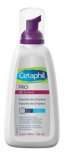 Espuma De Limpeza Cetaphil Pro Ac Dermacontrol 236ml