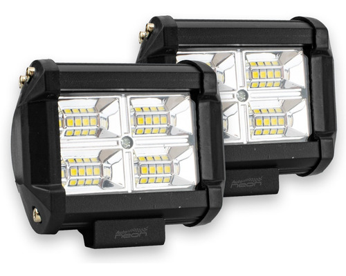 Par Faro 16 Hiper Led Dually C/estrobo Varios Colores