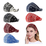 Bandana Elástica Carede Paisley Para Mujer