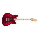 Squier Por Fender Affinity Starcaster - Arce, Rojo Manzana .
