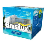  Kit Tinta P/ Piscina Azul Pu Fibra  Brasilux 2,7l+0,9l+0,9l