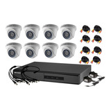 Camara Seguridad Kit Hikvision Dvr 8ch + 8 Domos 1mp + Cable