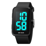 Reloj Digital Led Grande Para Hombre Reloj Deportivo Rectang