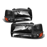 Faros Cuartos Ford F-150 F-250 1992 1993 1994 1995 96 Negro