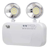 Luz De Emergencia Industrial 24+24 Leds Alta Potencia 16w 