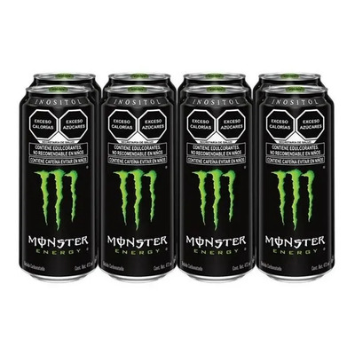 Bebida Energética Monster 8 Piezas De 473 Ml C\u002Fu | Meses sin interés