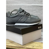 Tenis Hombre H B Gris Negra Original Envio Inmediato