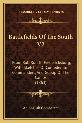 Libro Battlefields Of The South V2: From Bull Run To Fred...