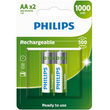 Pilha Recarregável Aa 1000 Mah Blister Com 2 R6 B2 Rtu10/59