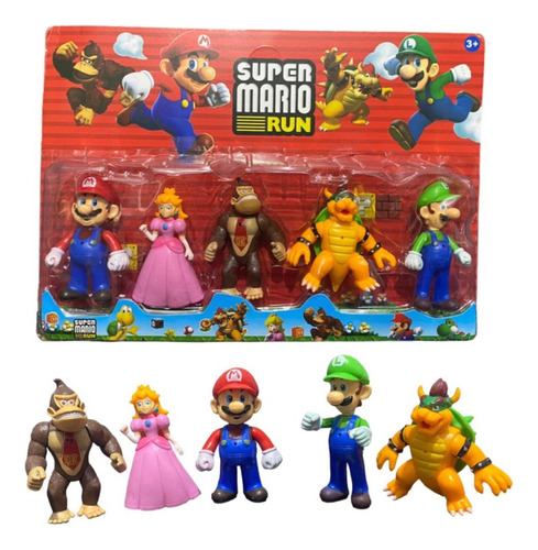 Boneco Super Mario Odyssey Luigi Kit Cartelado