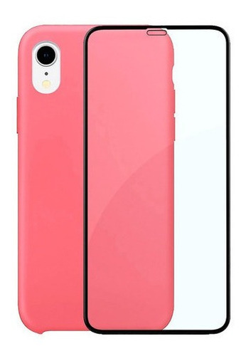 Capa Capinha Case Silicone Compatível iPhone XR + Película3d