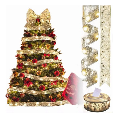 Adorno Para Árbol De Navidad De 10 Metros Con 100 Luces Led. | MercadoLibre