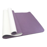 Mat De Yoga Tpe 6 Mm Hyggefit Bicolor 80 X 183 Cm