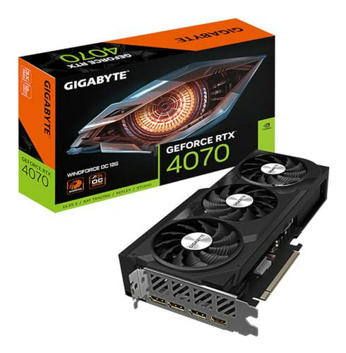 Tarjeta Gráfica Gigabyte Geforce Rtx 4070 Windforce Oc 12gb 