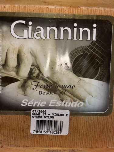 Violão Acústico Giannini Série Estudo Usado