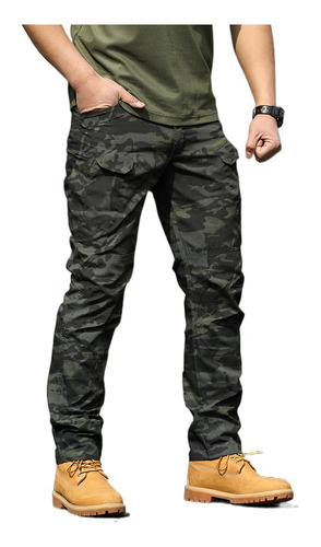 Pantalones Tácticos Impermeables De Camuflaje Militar