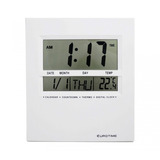 Reloj De Pared Digital Eurotime 77/3060.01 Temperatura Timer Alarma, Garantia 1 Año