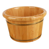 Cubo De Baño Para Pies, De Madera, Con Forma De Barril, Para