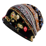 Unisex Elegante Imprimir Slouchy Hat Turbante Cuello Bufanda
