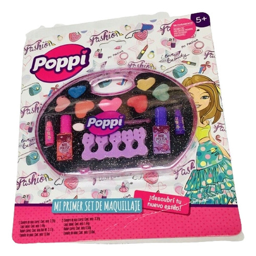 Poppi Mi Primer Set De Maquillaje Blister Pinturas Juego