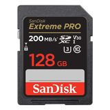 Tarjeta Memoria Sandisk Extreme Pro 128gb V30 C10 U3 200mb/s