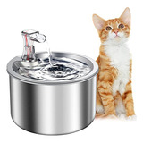 Cat Water Fountain Stainless Steel, 68oz/2l Ultra Quiet...
